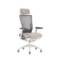 Silla De Oficina Ergonómica Giratoria o 6 New Gerencial Blanco